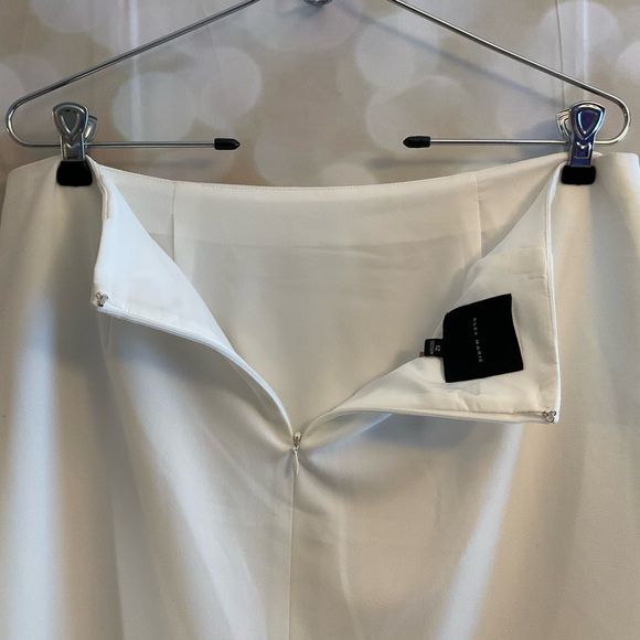 Alex Marie Ivory Pencil Skirt - Picture 7 of 10